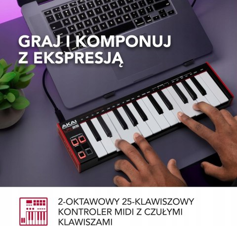AKAI Professional LPK25 - Klawiatura USB MIDI AKAI Professional LPK25 - Klawiatura USB MIDI