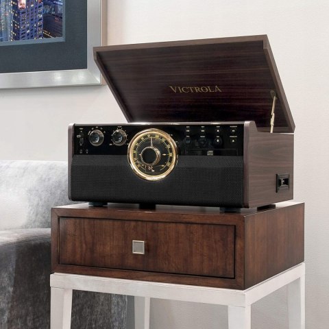 Gramofon Victrola Empire VTA-270B brązowy
