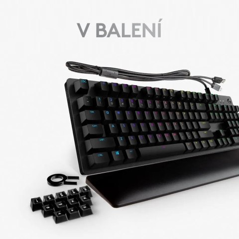 KLAWIATURA MECHANICZNA LOGITECH G513 CARBON UKŁ DE