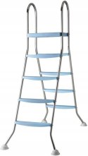 Drabinka do basenów stalowa 120-142 cm GRE