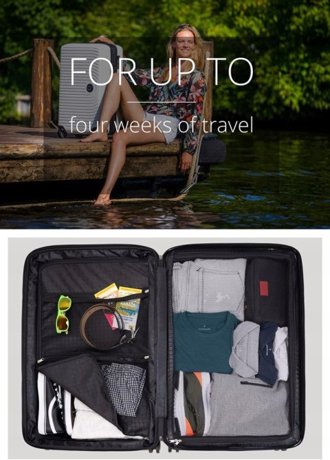 HAUPTSTADTKOFFER Mitte - Duża walizka z twardą skorupą 130L 77x50x30