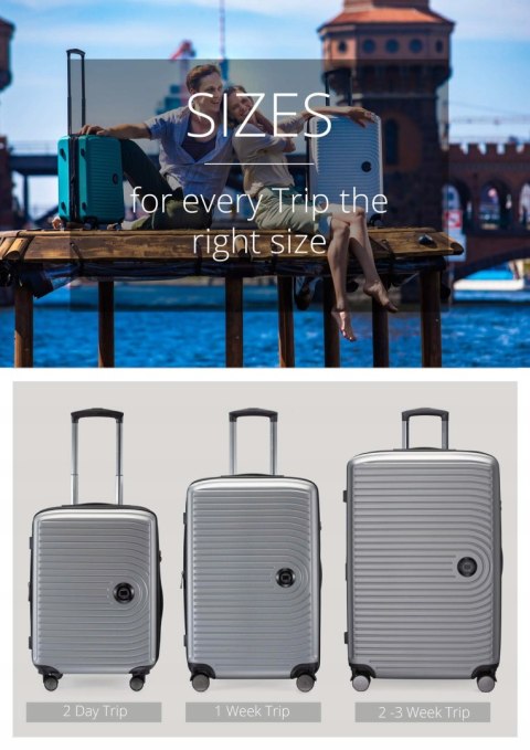 Hauptstadtkoffer Walizka miękka kabinowa ABS MITTE 55 l