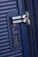 Walizka kabinowa American Tourister Soundbox Spinner 55/20 - Midnight Navy Walizka kabinowa American Tourister Soundbox Spinner 55/20 - Midnight Navy