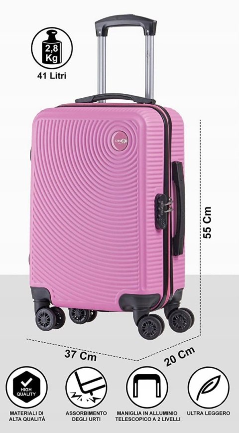 Walizka podróżna CABIN GO MAX 5512 ABS 55x37x20