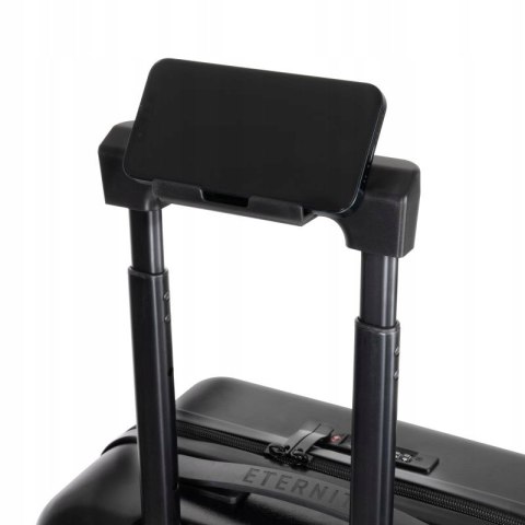 ETERNITIVE Mała i Duża Walizka ABS, Zamek TSA, Koła 360°, Czarne