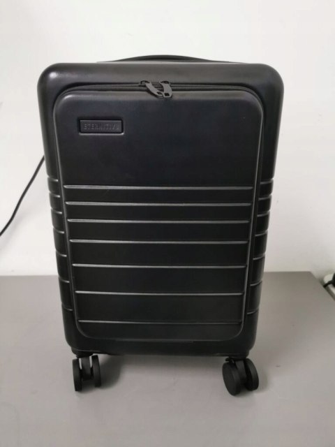 ETERNITIVE Mała i Duża Walizka ABS, Zamek TSA, Koła 360°, Czarne