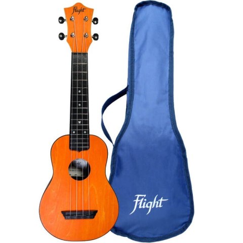Flight, 4-strunowe ukulele sopranowe Travel Series, pomarańczowe (TUS-35OR)