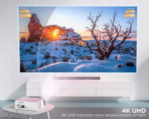 Projektor Bomaker Parrot 1 NATYWNE FULL HD 1080P! PC WINDOWS MAC