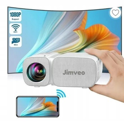 Projektor WIFI Jimveo C11 7500L 1080P 8000:1 MIRRACAST AIRPLAY WIFI