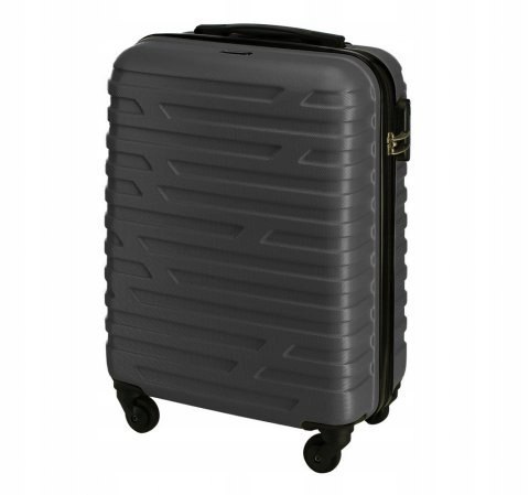 WITTCHEN Walizka kabinowa 54X39X23 CM 38L. ABS geometryczny GRAFIT