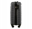 WITTCHEN Walizka kabinowa 54X39X23 CM 38L. ABS geometryczny GRAFIT