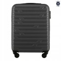 WITTCHEN Walizka kabinowa 54X39X23 CM 38L. ABS geometryczny GRAFIT