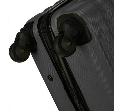 WITTCHEN Walizka kabinowa 54X39X23 CM 38L. ABS geometryczny GRAFIT