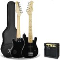 Gitara Elektryczna 1/4 ze wzmacniaczem 3rd avenue Czarna