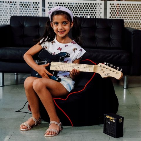 Gitara Elektryczna 1/4 ze wzmacniaczem 3rd avenue Czarna