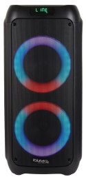 Głośnik przenośny Ibiza LYRA400 czarny głośnik akumulatorowy 2x6,5"-300W