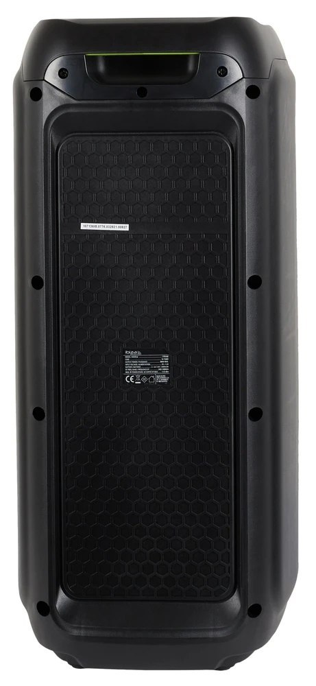 Głośnik przenośny Ibiza LYRA400 czarny głośnik akumulatorowy 2x6,5"-300W