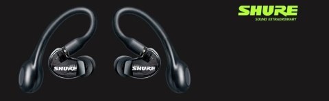 Słuchawki bezprzewodowe douszne Shure AONIC 215 Wireless Gen 2 BLACK
