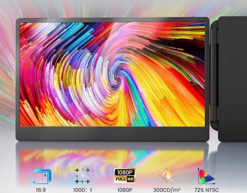 Monitor LCD Teamgee B0CD7HS1KM 14 " 1920 x 1080 px IPS / PLS