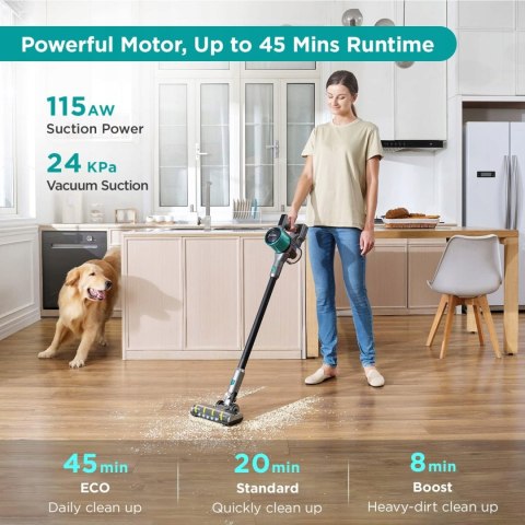 Odkurzacz pionowy Eureka AK9 zielony