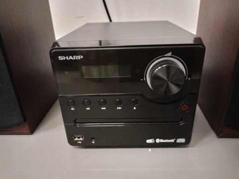 Wieża Sharp XL-B517D 15W CD USB FM DAB+ Bluetooth Czarno-Brązowy