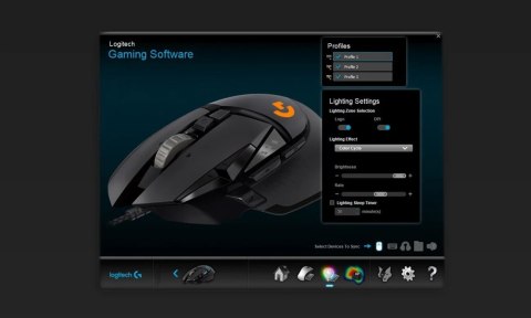 Mysz optyczna Logitech G502 Hero czarna 16000 DPI