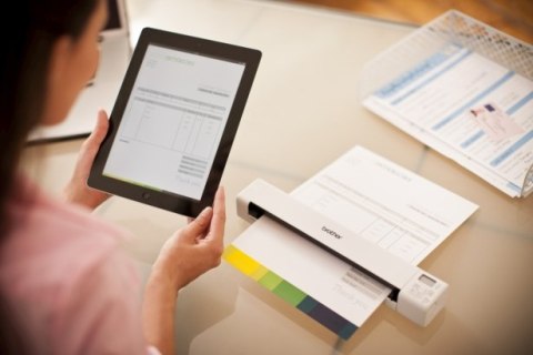 SKANER Brother DS-820W SZCZELINOWY WiFi BATERIA !