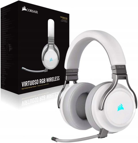 Słuchawki Corsair Virtuoso RGB Wireless Biały HiT