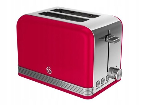 Toster Swan Retro 815W czerwony ST19010RN Toster Swan Retro 815W czerwony ST19010RN