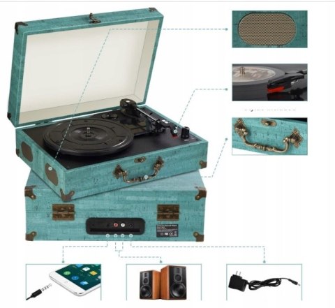 Gramofon Mersoco M433-DE-S