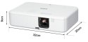 Projektor EPSON CO-FH02 Full HD (1920 x 1080), 3000 ANSI lumen, Wi-Fi