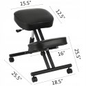 VEVOR Ergonomiczny stalowy fotel klęczący krzesło zdrowotne VEVOR Ergonomiczny stalowy fotel klęczący krzesło zdrowotne