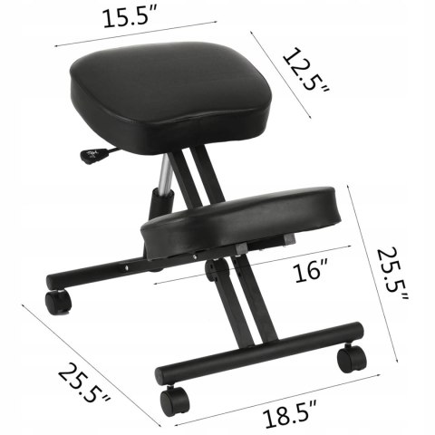 VEVOR Ergonomiczny stalowy fotel klęczący krzesło zdrowotne VEVOR Ergonomiczny stalowy fotel klęczący krzesło zdrowotne