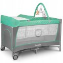 Łóżeczko turystyczne Lionelo 84 x 125 cm odcienie zieleni
