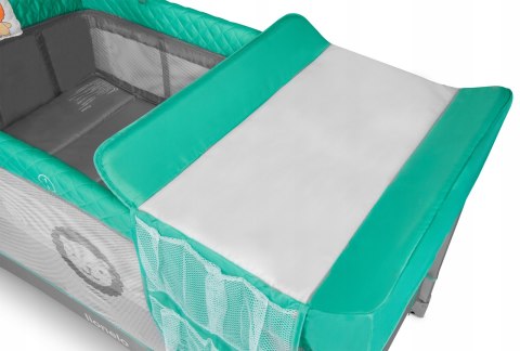 Łóżeczko turystyczne Lionelo 84 x 125 cm odcienie zieleni