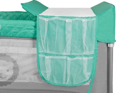 Łóżeczko turystyczne Lionelo 84 x 125 cm odcienie zieleni