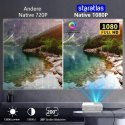 Projektor Staratlas 5G WiFi Bluetooth Full HD 12000L 1080P 300" Projektor Staratlas 5G WiFi Bluetooth Full HD 12000L 1080P 300"