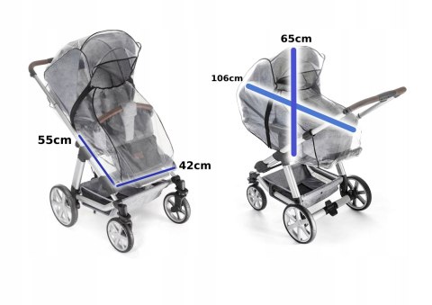 Reer Folia Przeciwdeszczowa Na Gondolę, Spacerówkę 2w1