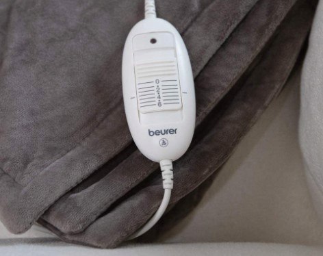 Koc elektryczny beurer HD 75 szarości 100 W