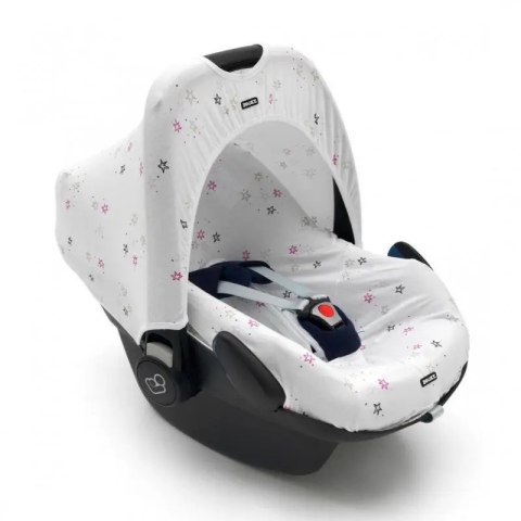 Dooky Pokrowiec na fotelik uniwersalny biały 95% bawełnaw