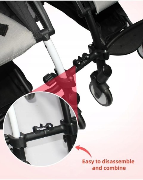 Łącznik do wózka spacerowego Baby Stroller 3 szt