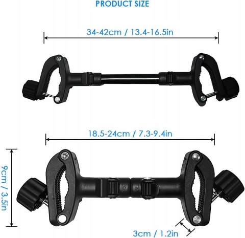 Łącznik do wózka spacerowego Baby Stroller 3 szt
