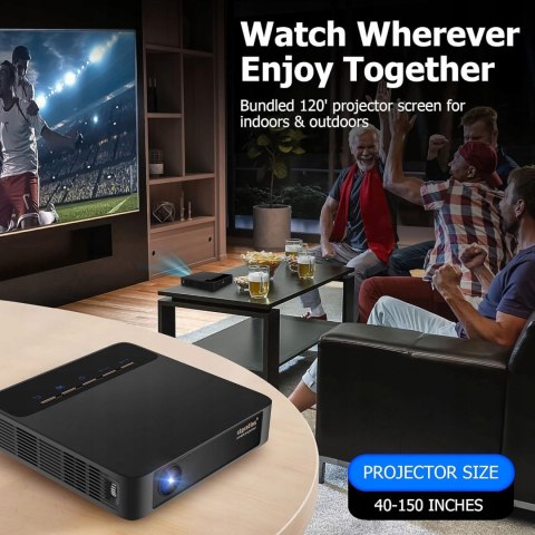 Przenośny projektor staratlas l36 LCoS (150 lm, wbudowana bateria, HDMI)