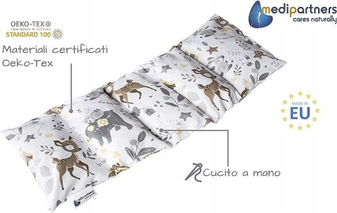 Termofor z pestek wiśni Medi Partners szary 0,8 l