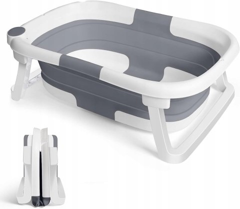 Wanienka dla dzieci Glenmore składana szara