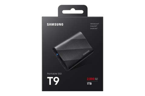 Dysk zewnętrzny SSD Samsung T9 1TB Czarny MU-PG1T0B/EU