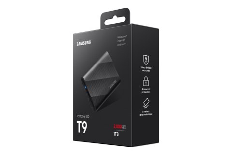 Dysk zewnętrzny SSD Samsung T9 1TB Czarny MU-PG1T0B/EU