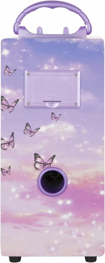 Głośnik karaoke dla dzieci Dynasonic 025-18 fioletowy