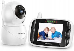 HelloBaby Elektroniczna niania z kamerą HB65 3,2 cala, monitor 360 stopni