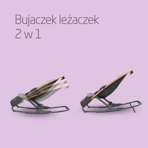 Leżaczek 2w1 Maxi Cosi Kori lekki bujaczek z przytulną wkładką